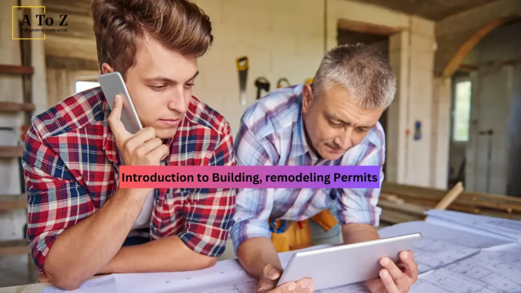 Introduction to Building, remodeling Permits
