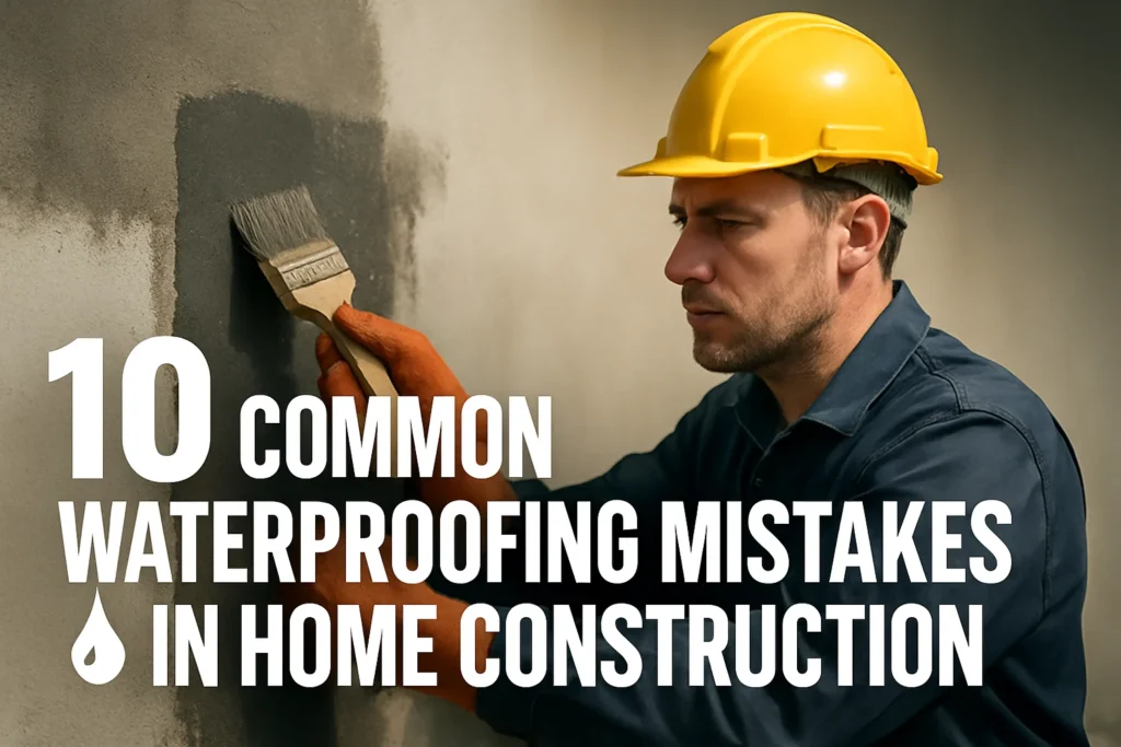 10 Common Waterproofing Mistakes in Home Construction