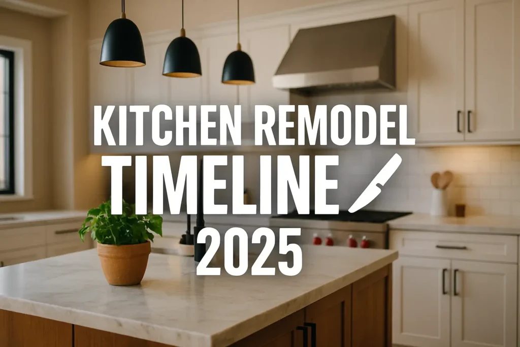 kitchen remodel timeline